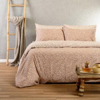 Melinen Home ΣΕΤ ΣΕΝΤΟΝΙΑ ΜΟΝΑ LEO MOCCA CASUAL LINE (170X270)