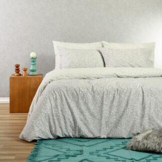 Melinen Home ΠΑΠΛΩΜΑΤΟΘΗΚΗ ΜΟΝΗ LEO AQUA/GREY CASUAL LINE (165X245)