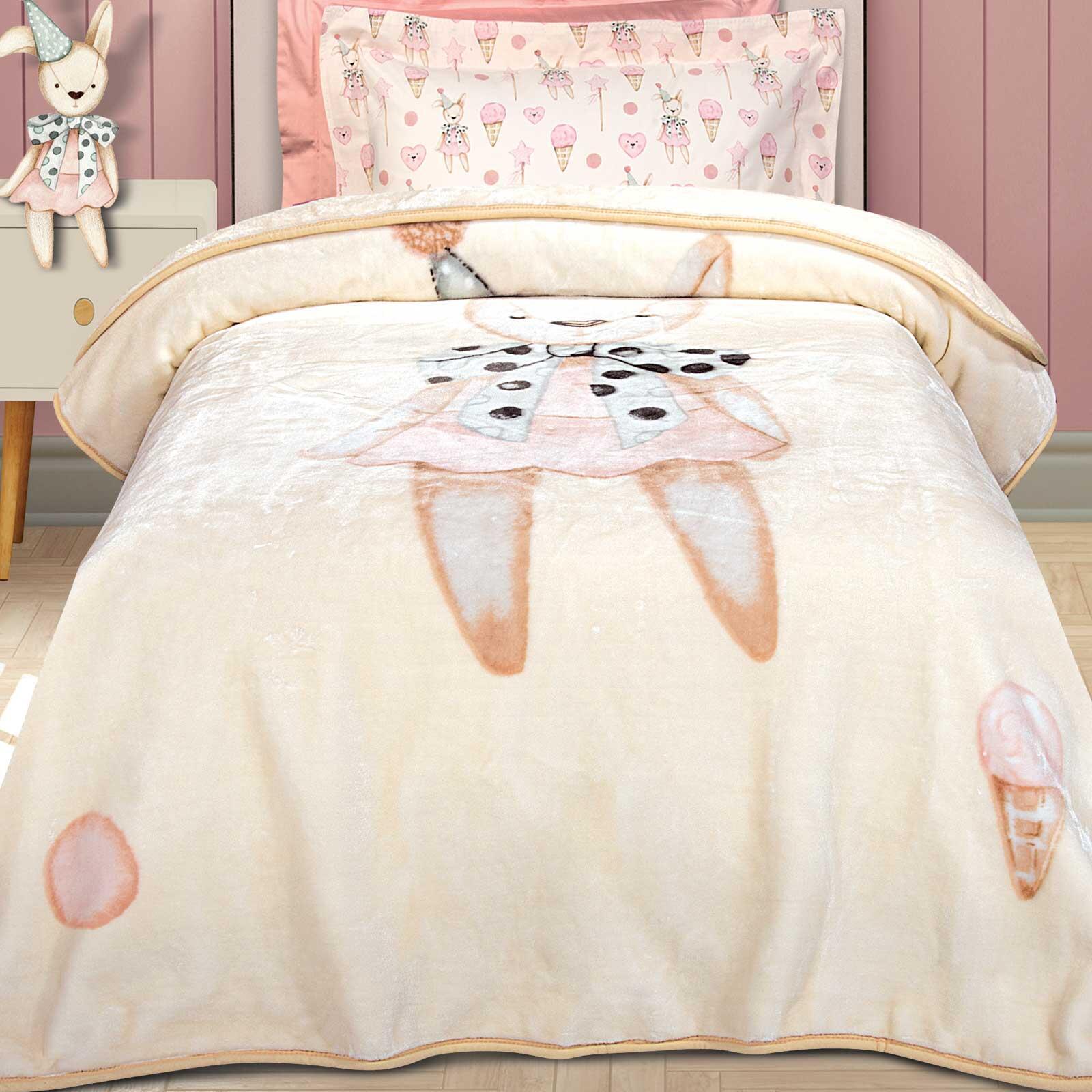 Greenwich Polo Club Κουβερτα Velour Junior Essential 8859 Cream Cream - Image 2