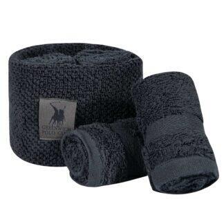 Greenwich Polo Club Σετ Πετσετεσ 4 Τεμαχιων Essential 4106 Dark Grey Dark Grey