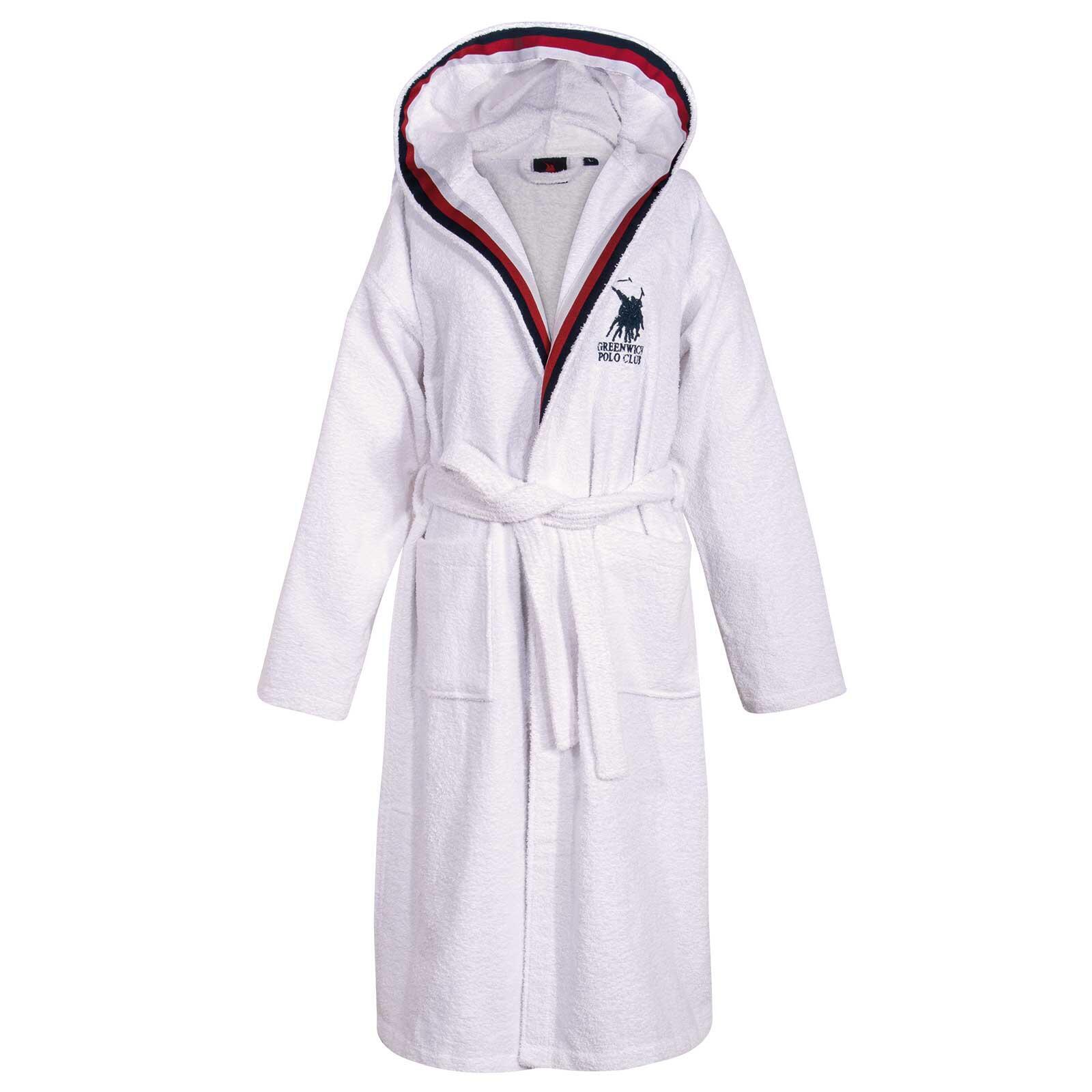 Greenwich Polo Club Μπουρνουζι Small Essential 3062 White White