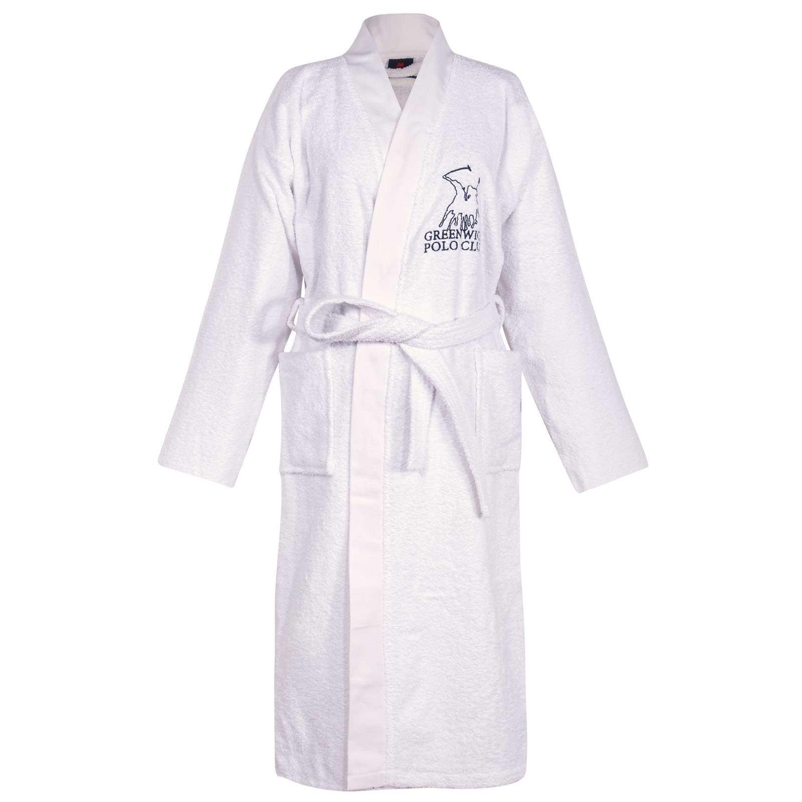 Greenwich Polo Club Μπουρνουζι Large Essential 3211 White White