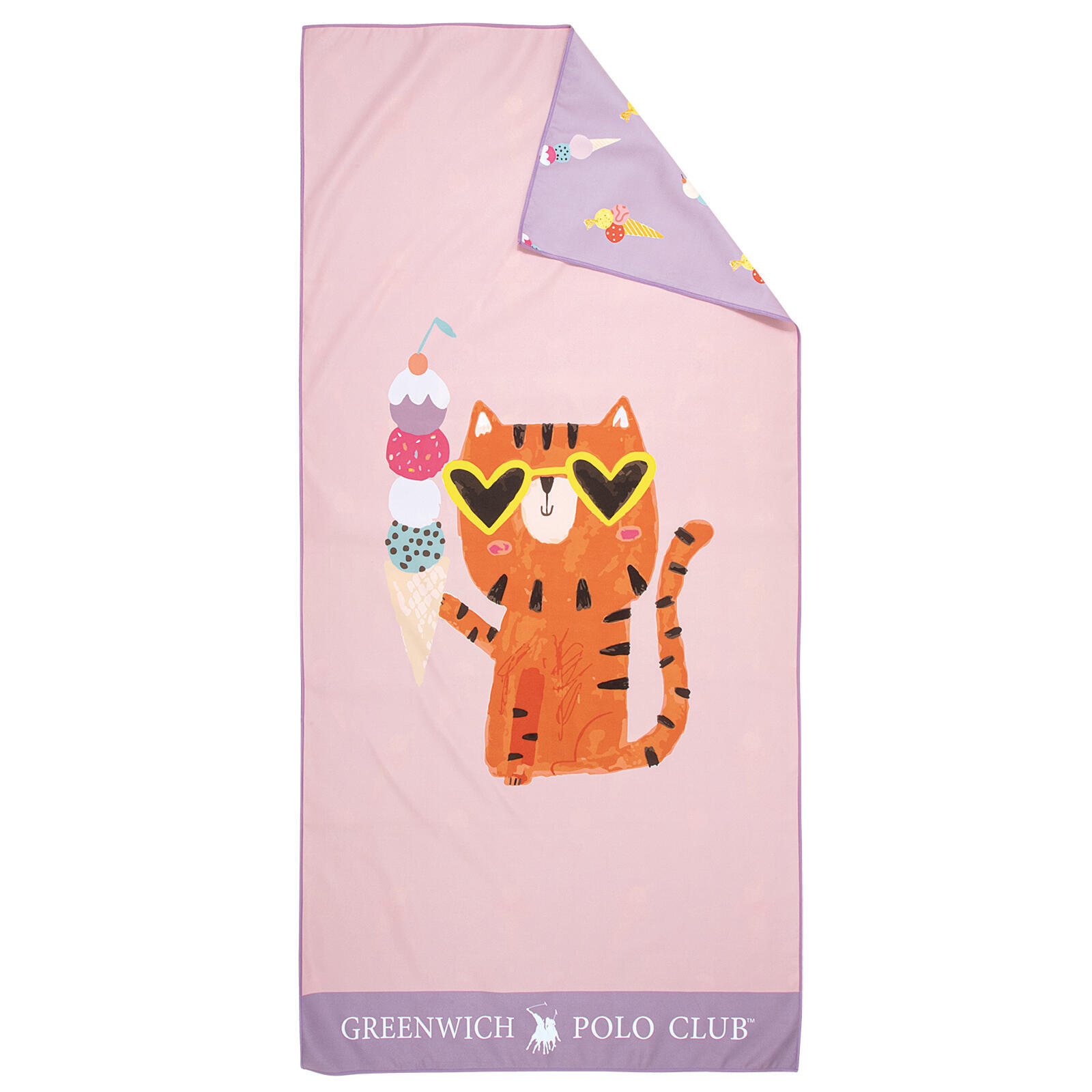 Greenwich Polo Club Junior Πετσετα Θαλασσησ 70Χ140 4082 Pink - Purple Pink - Purple - Image 5