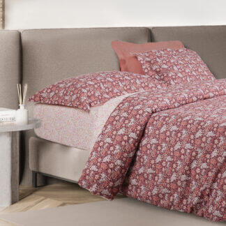 Das Home Σετ Παπλωματοθηκη Μονη Casual 5433 Bordeaux - Nude Bordeaux - Nude
