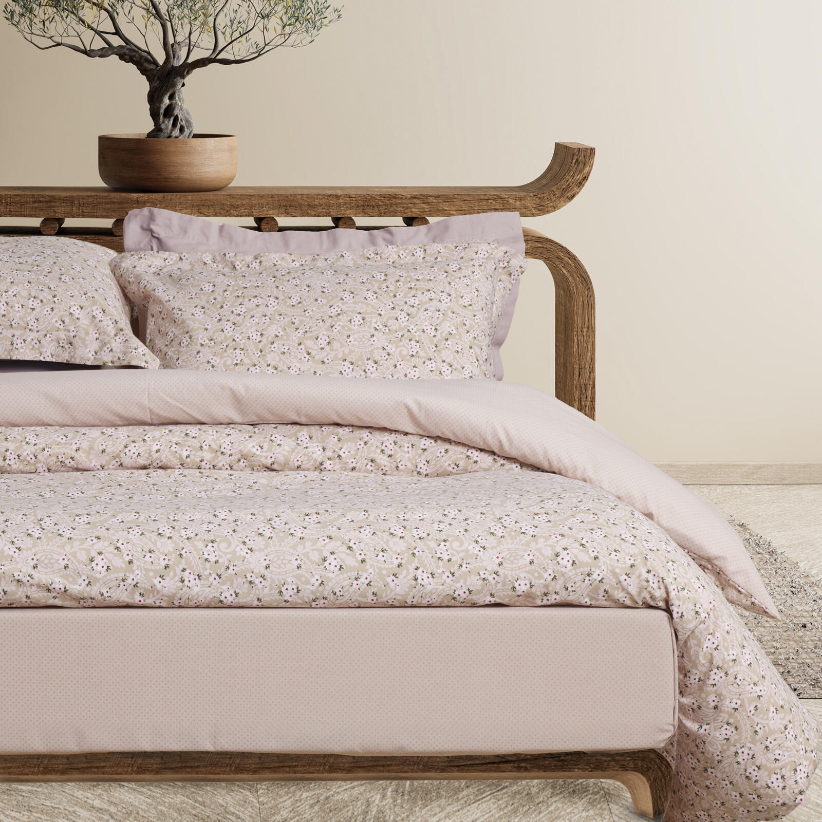 Das Home Σετ Παπλωματοθηκη Μονη Casual 5434 Taupe Taupe