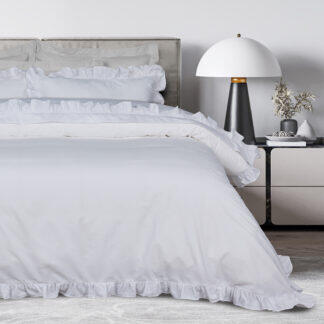 Das Home Σετ Παπλωματοθηκη Υπερδιπλη Daily 3174 White White