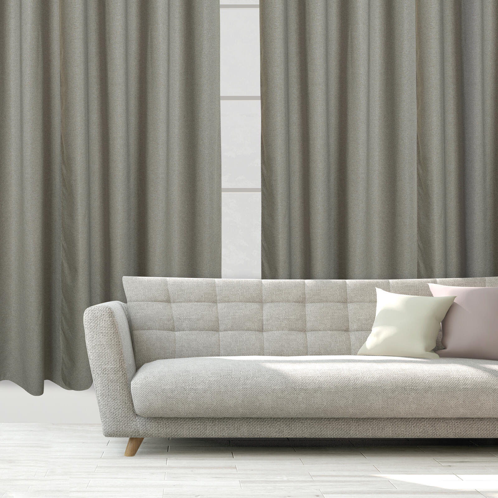 Das Home Κουρτινα Με Κρικουσ 140Χ270 2259 Γκρι Γκρι - Image 5