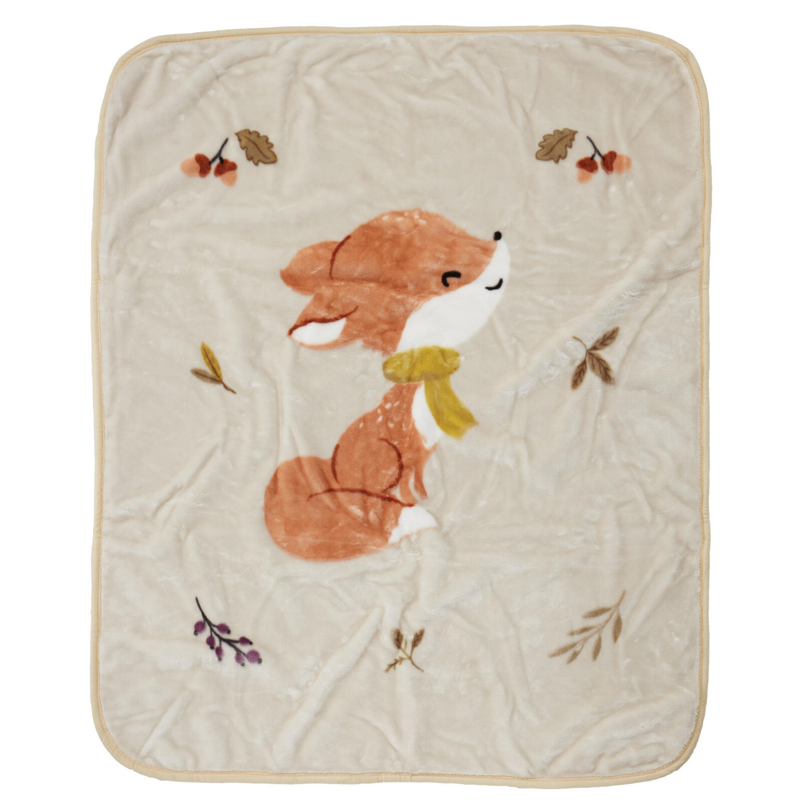Das Baby Κουβερτα Velour Κουνιασ Relax 4978 Beige - Teracotta Beige - Teracotta - Image 3