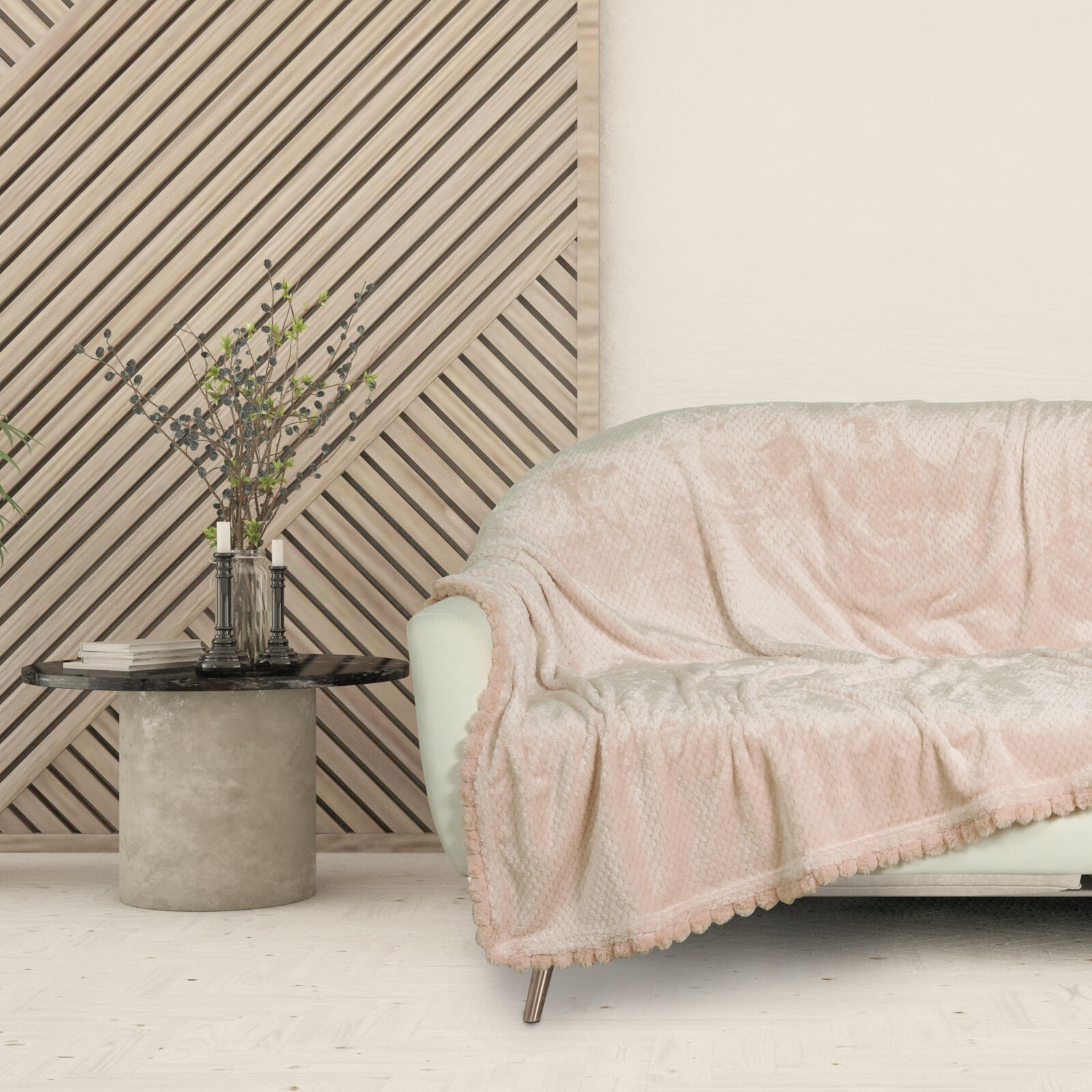 Das Home Κουβερτα Fleece 130Χ170 1185 Pink Pink - Image 3