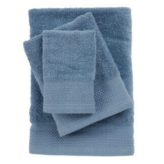 Das Home Σετ Πετσετεσ 3Τεμαχιων Best 0837 Blue Blue