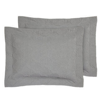 Das Home Ζευγοσ Μαξιλαροθηκεσ Happy 0287 Grey Grey