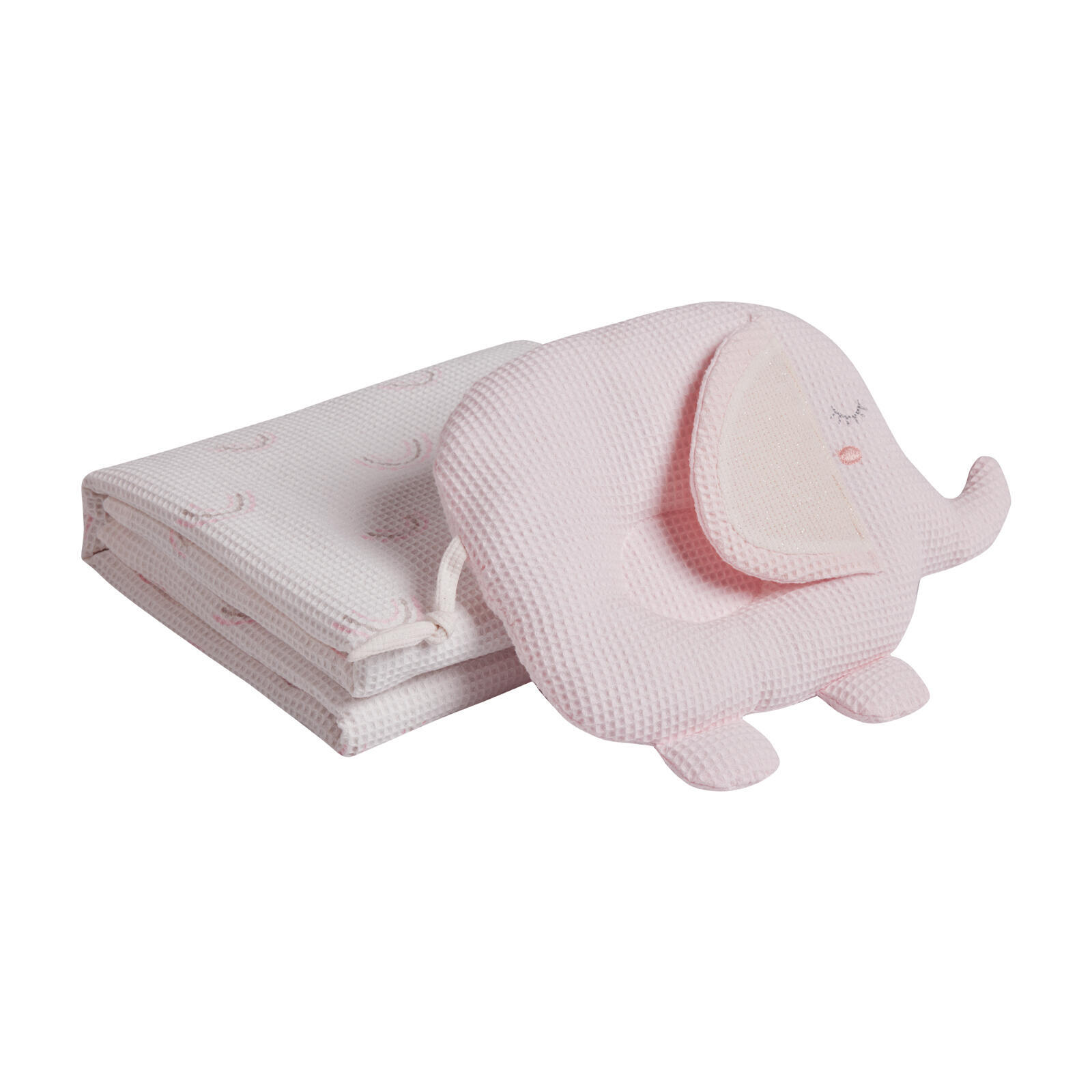 Das Baby Κουβερτα Πικε 75X100 Relax 4957 Grey - Pink - White Grey - Pink - White - Image 3