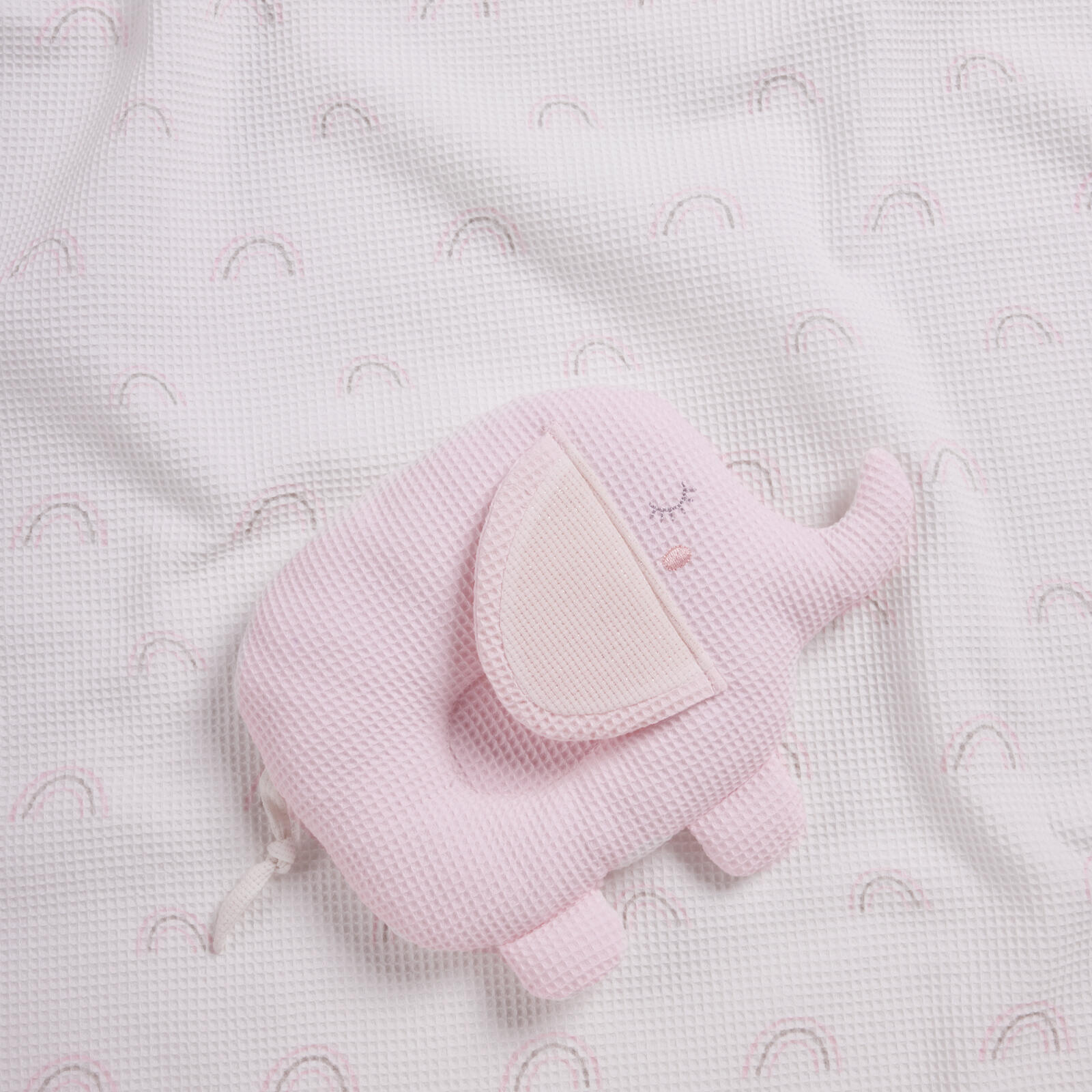 Das Baby Κουβερτα Πικε 75X100 Relax 4957 Grey - Pink - White Grey - Pink - White - Image 4