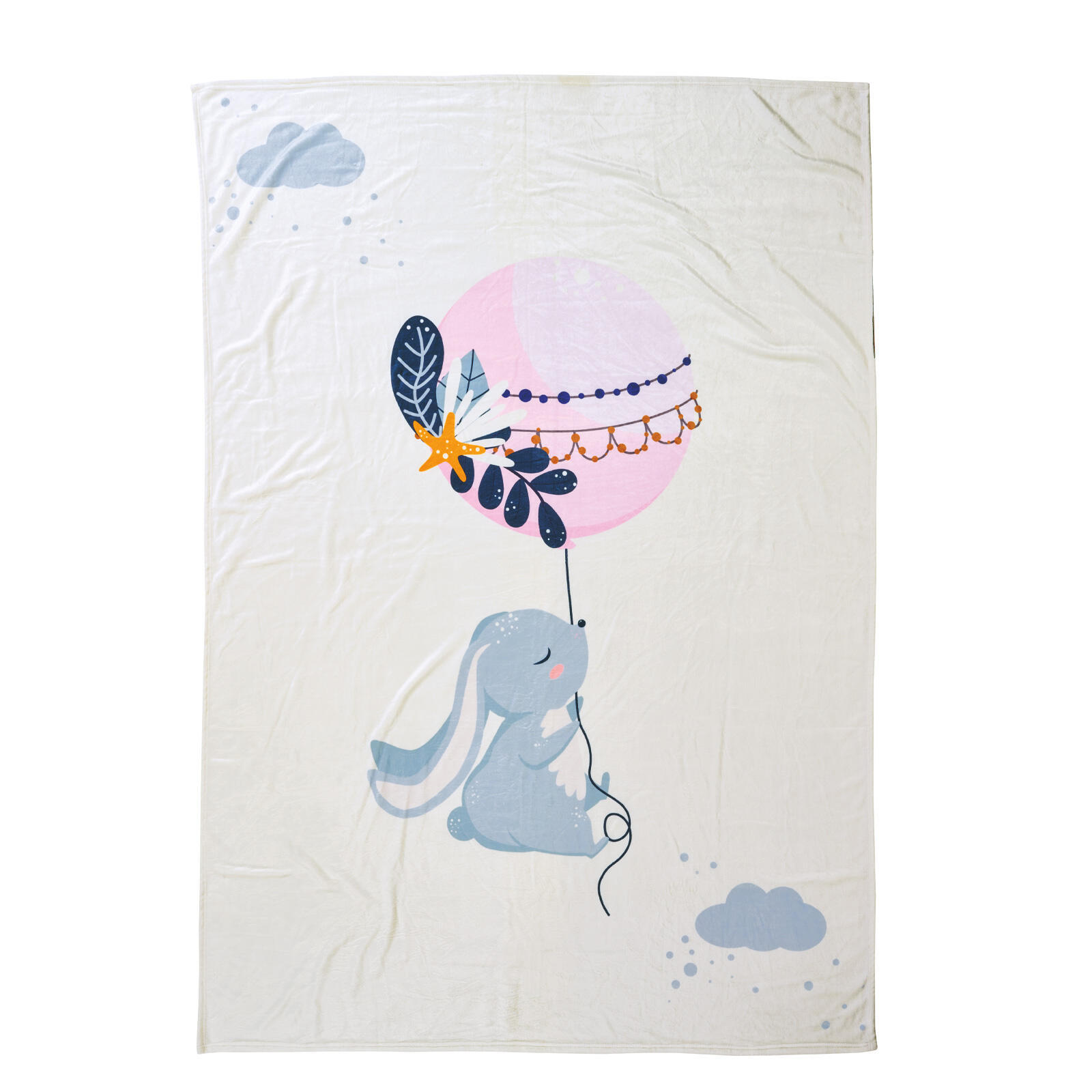Das Baby Κουβερτα Fleece 110Χ150 Baby Fun 4915 Light Blue - Mint - Pink Light Blue - Mint - Pink - Image 6