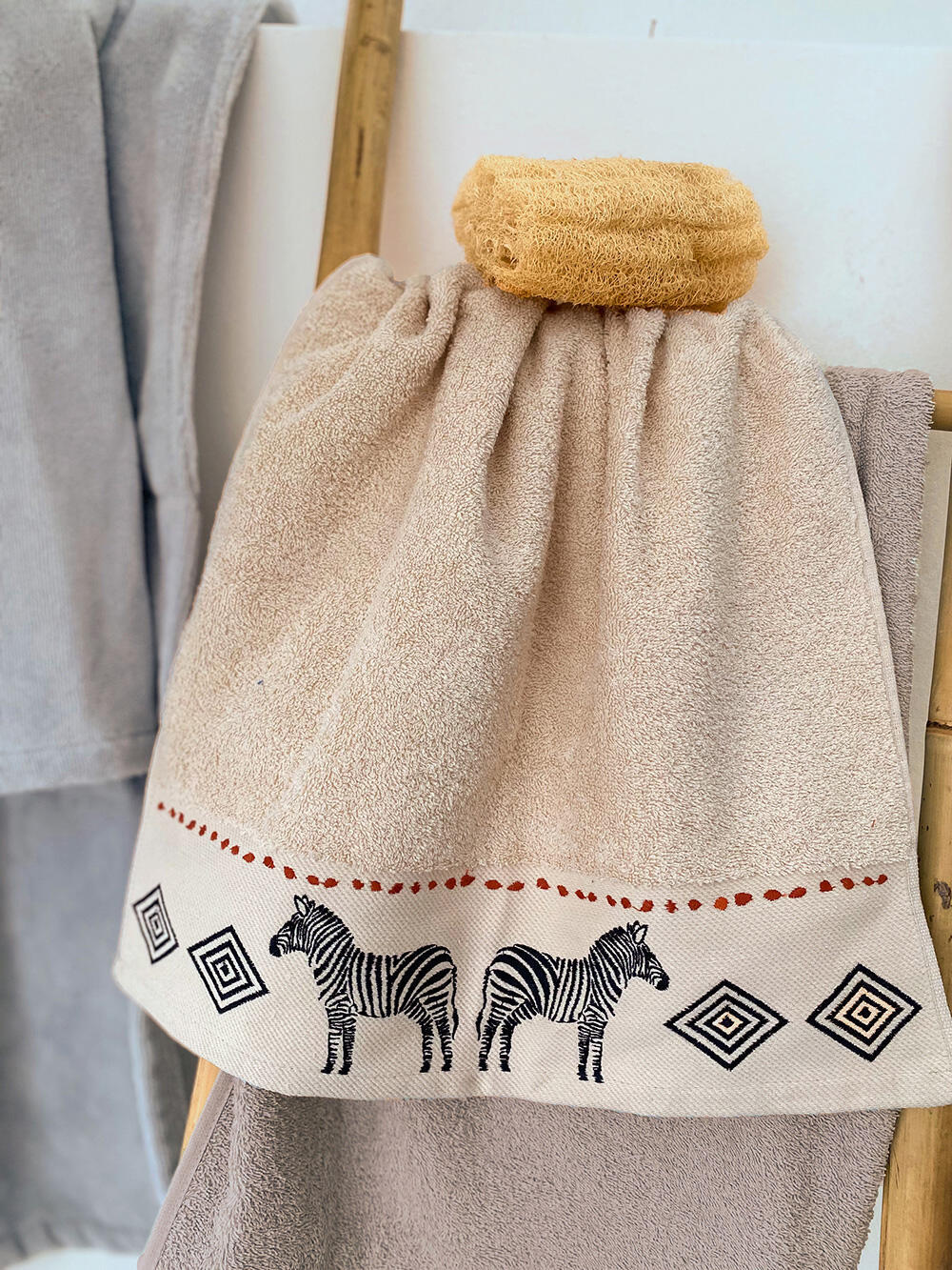 Palamaiki Σετ Πετσετες Towels Collection LORN Μπεζ