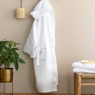 Palamaiki Μπουρνούζι Bath Collection AELIA Large-Xlarge Λευκό