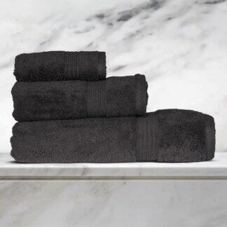 Πετσέτα Epavlis Χεριών 30x50 Soft Line 100% Βαμβάκι Χρ. Black