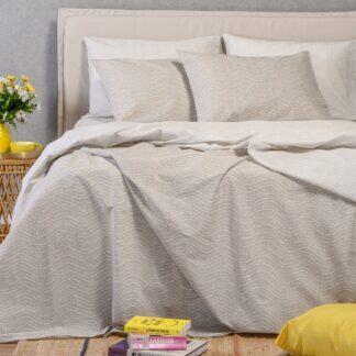 Melinen Home ΣΕΤ ΣΕΝΤΟΝΙΑ ΜΟΝΑ MAVERICK LIGHT GREY ULTRA LINE (170X270)