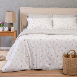 Melinen Home ΣΕΤ ΣΕΝΤΟΝΙΑ KING SIZE SPRING LIGHT GREY ULTRA LINE (260X270)