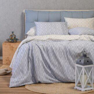 Melinen Home ΠΑΠΛΩΜΑΤΟΘΗΚΗ ΥΠΕΡΔΙΠΛΗ RIVER LIGHT GREY CASUAL LINE (225X245)