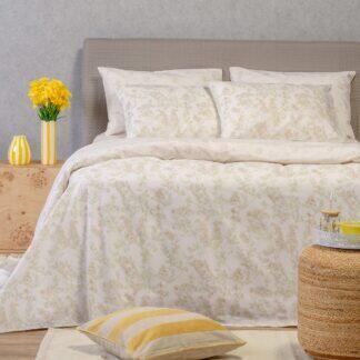 Melinen Home ΣΕΤ ΣΕΝΤΟΝΙΑ KING SIZE (Λ) REA BEIGE CASUAL LINE (180Χ200+32)