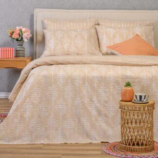 Melinen Home ΣΕΤ ΣΕΝΤΟΝΙΑ ΜΟΝΑ KAI BEIGE CASUAL LINE (170X270)