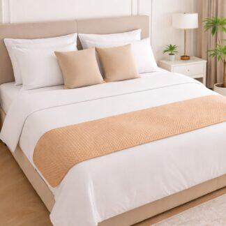 Melinen Home ΤΡΑΒΕΡΣΑ ΚΡΕΒΑΤΙΟΥ OMNIA BEIGE (55Χ250)