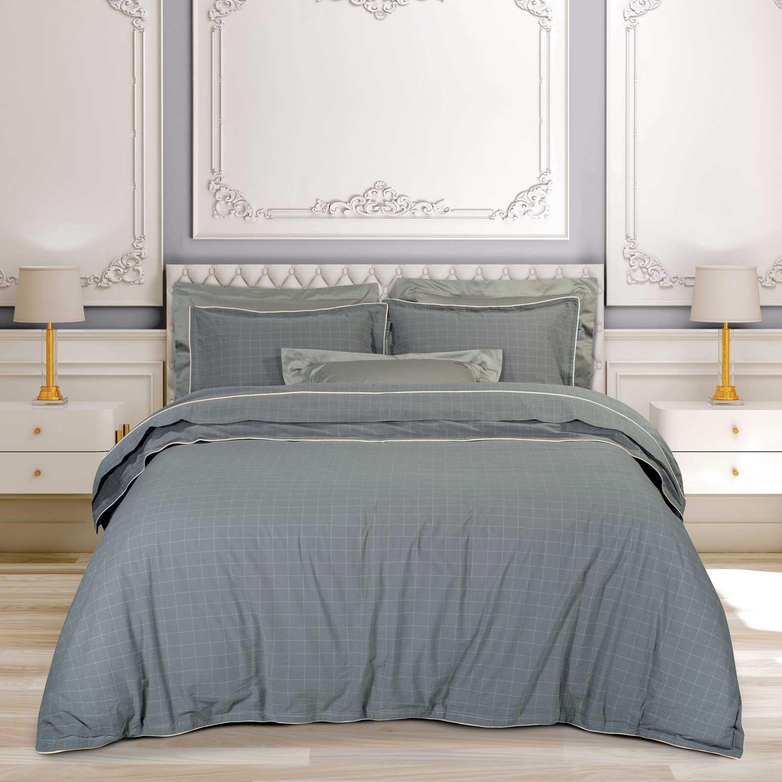 Greenwich Polo Club Παπλωματοθηκη Σετ Υπερδιπλh Essential 2373 Grey Grey