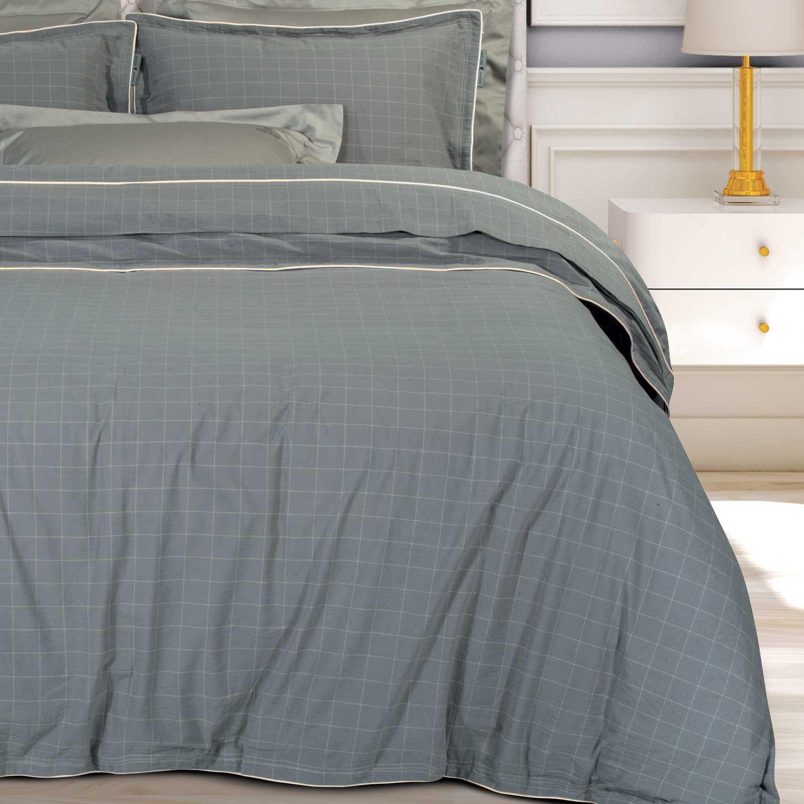 Greenwich Polo Club Παπλωματοθηκη Σετ Υπερδιπλh Essential 2373 Grey Grey - Image 2