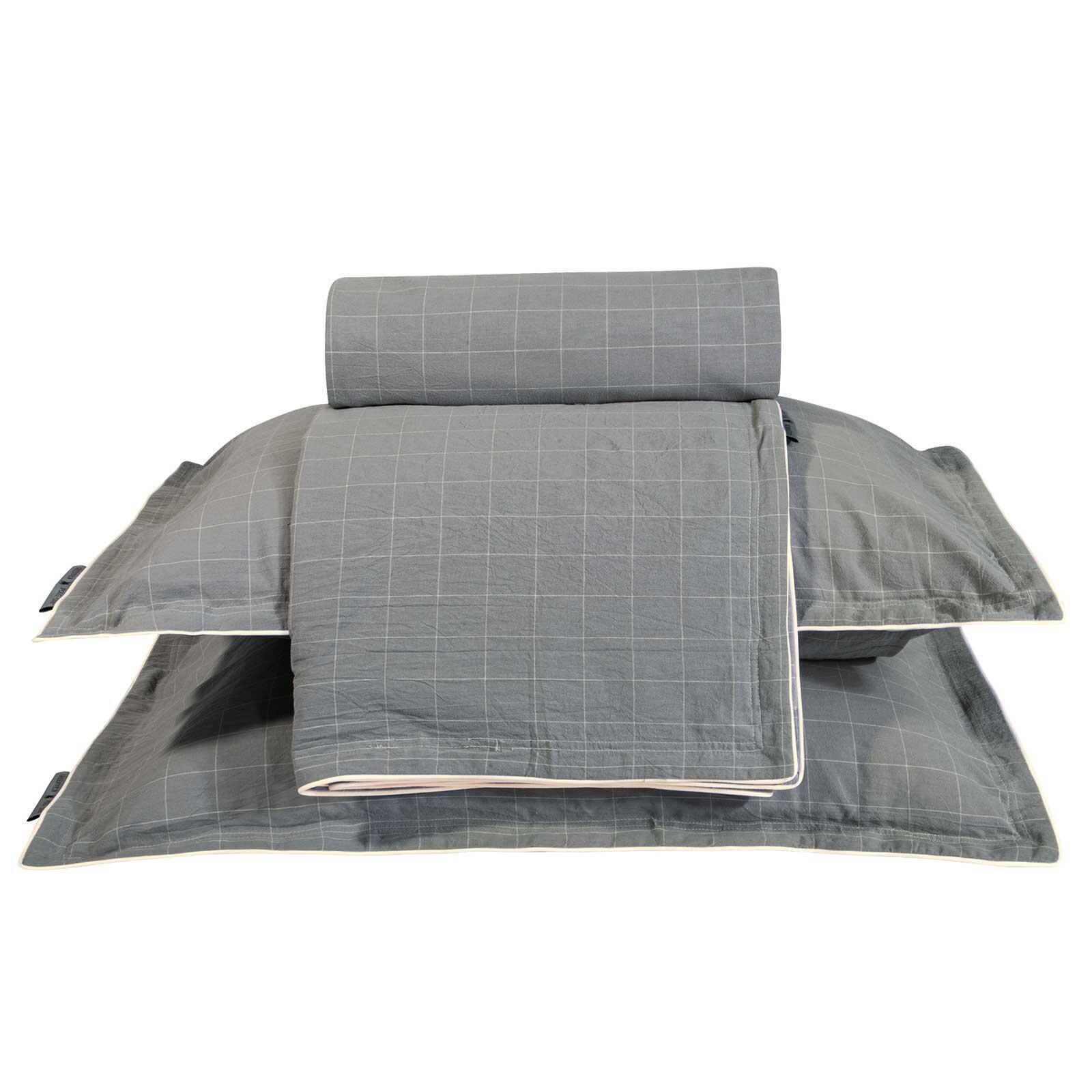 Greenwich Polo Club Παπλωματοθηκη Σετ Υπερδιπλh Essential 2373 Grey Grey - Image 3