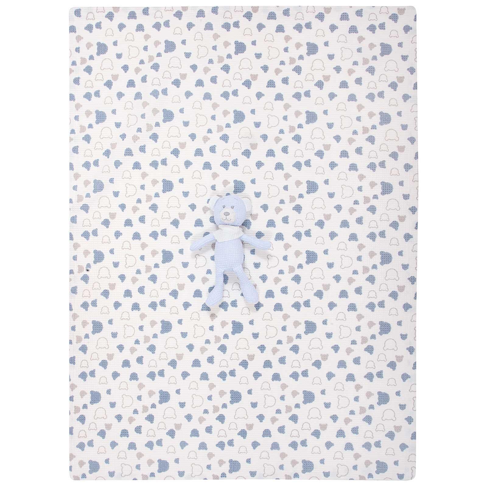 Greenwich Polo Club Κουβερτα Πικε 75X100 Βαβυ Essential 8854 Blue - White Blue - White - Image 9