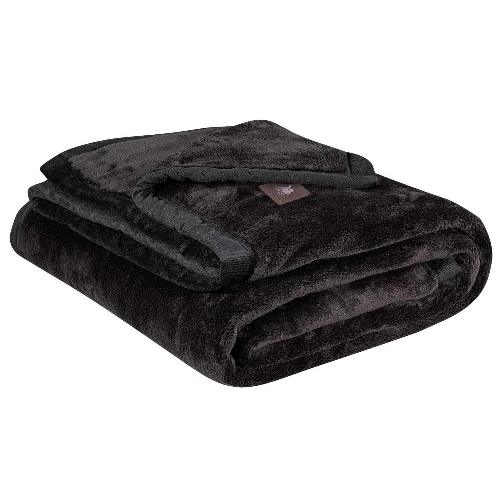 Greenwich Polo Club Κουβερτα Velour King Essential 3975 Black Black - Image 6