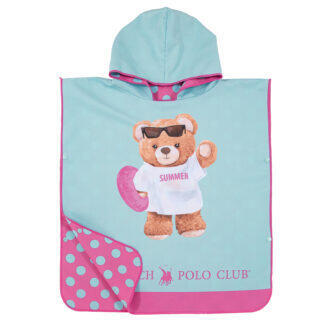 Greenwich Polo Club Junior Ποντσο Θαλασσησ 50Χ115 5223 Fuscia - Mint Fuscia - Mint