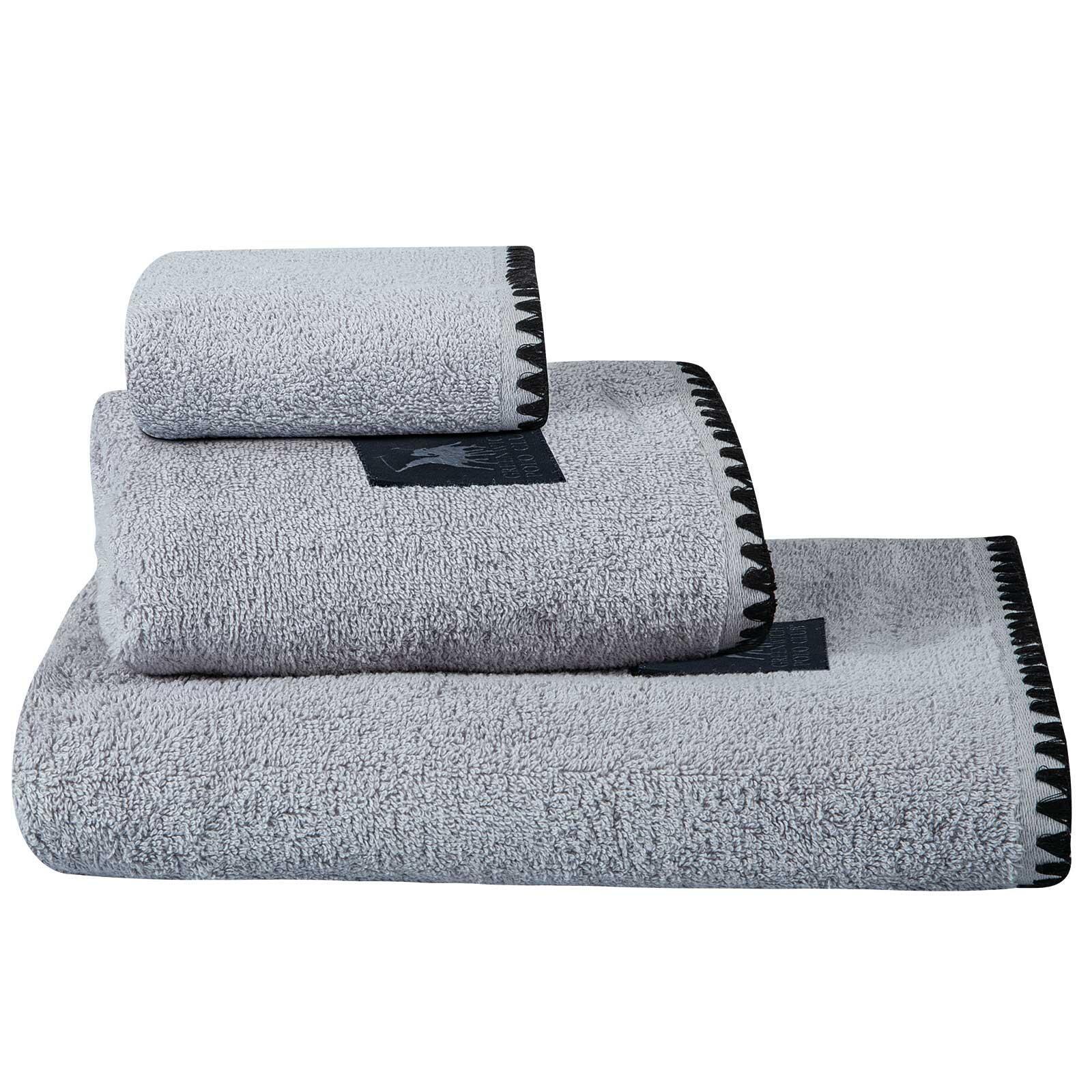 Greenwich Polo Club Σετ Πετσετεσ 3 Τεμαχιων Essential 4110 Grey Grey - Image 3