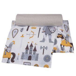 Greenwich Polo Club Σετ Σεντονια Κουνιασ Essential 8861 Cream - Grey Cream - Grey