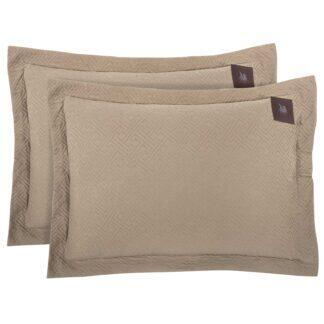 Greenwich Polo Club Ζευγοσ Μαξιλαροθηκεσ Essential 4452 Taupe Taupe