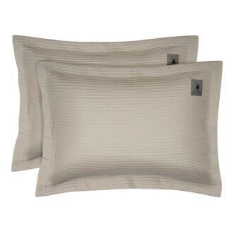 Greenwich Polo Club Ζευγοσ Μαξιλαροθηκεσ Essential 4455 Taupe Taupe
