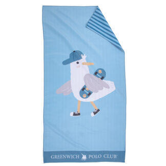 Greenwich Polo Club Junior Πετσετα Θαλασσησ 70Χ140 4177 Blue Blue
