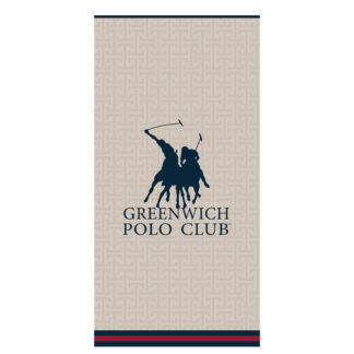 Greenwich Polo Club Πετσετα Θαλασσησ 90Χ180 Essential 5226 Blue - Taupe Blue - Taupe