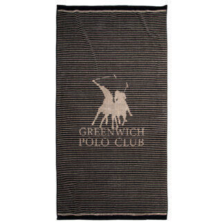 Greenwich Polo Club Πετσετα Θαλασσησ 90Χ180 Essential 5235 Black Black