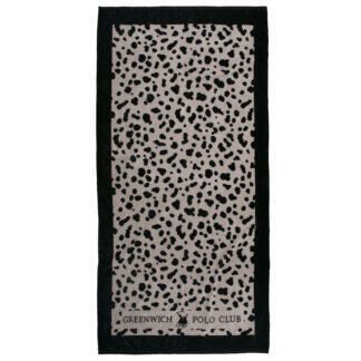 Greenwich Polo Club Πετσετα Θαλασσησ 90Χ180 Essential 5237 Black - Taupe Black - Taupe