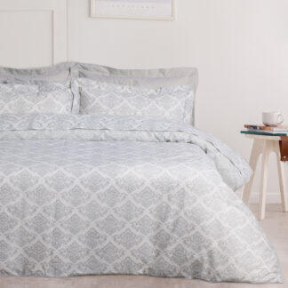 Das Home Σετ Παπλωματοθηκη Υπερδιπλη Daily 3182 Ecru - Grey Ecru - Grey