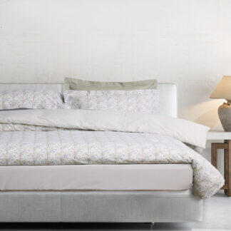 Das Home Σετ Σεντονια Μονα Με Λαστιχο Casual 5440 Blue - Taupe Blue - Taupe