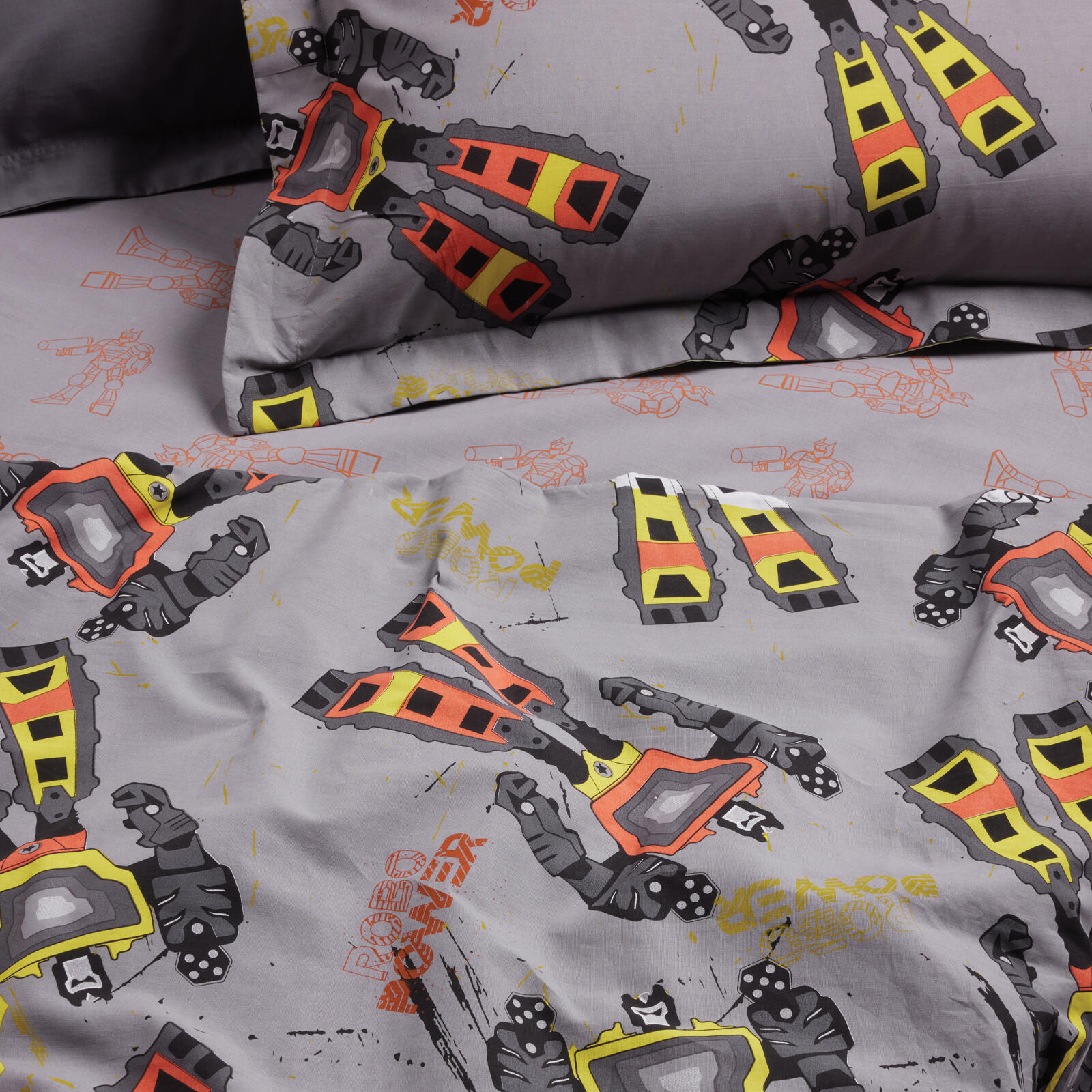 Das Kids Σετ Σεντονια Μονα 4974 Grey Grey - Image 5