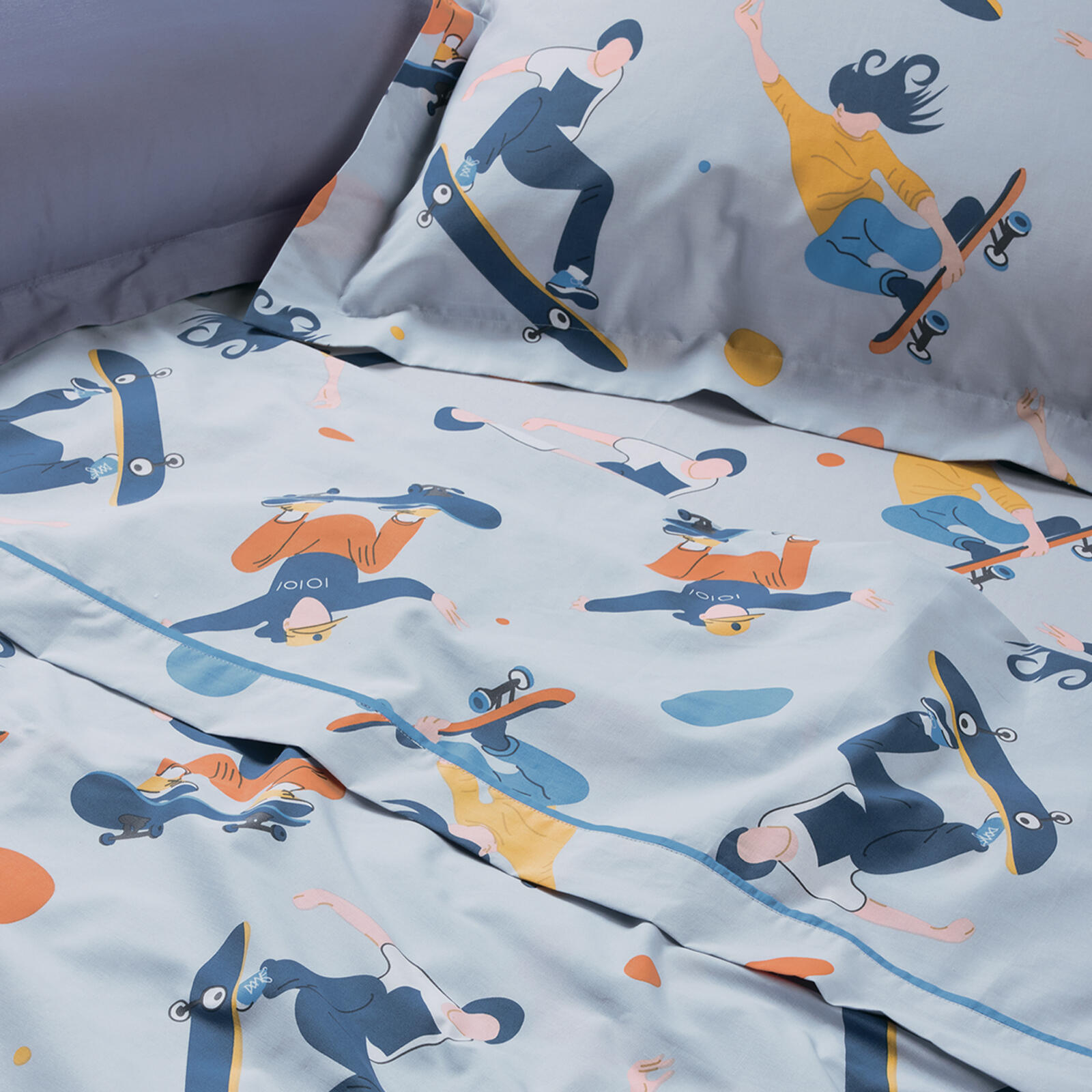 Das Kids Σετ Σεντονια Μονα 4985 Grey Grey - Image 2