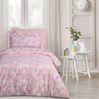 Das Kids Σετ Σεντονια Μονα 4987 Pink Pink