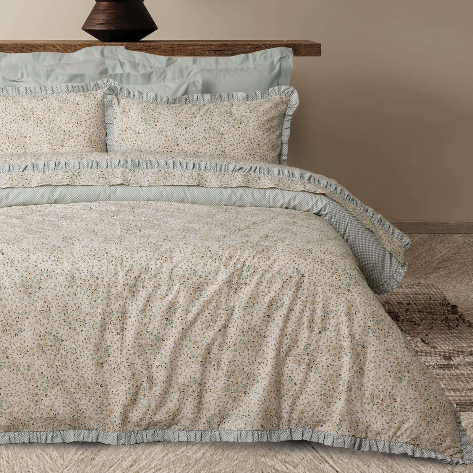 Das Home Σετ Σεντονια Υπερδιπλα Daily 3179 Taupe Taupe - Image 4