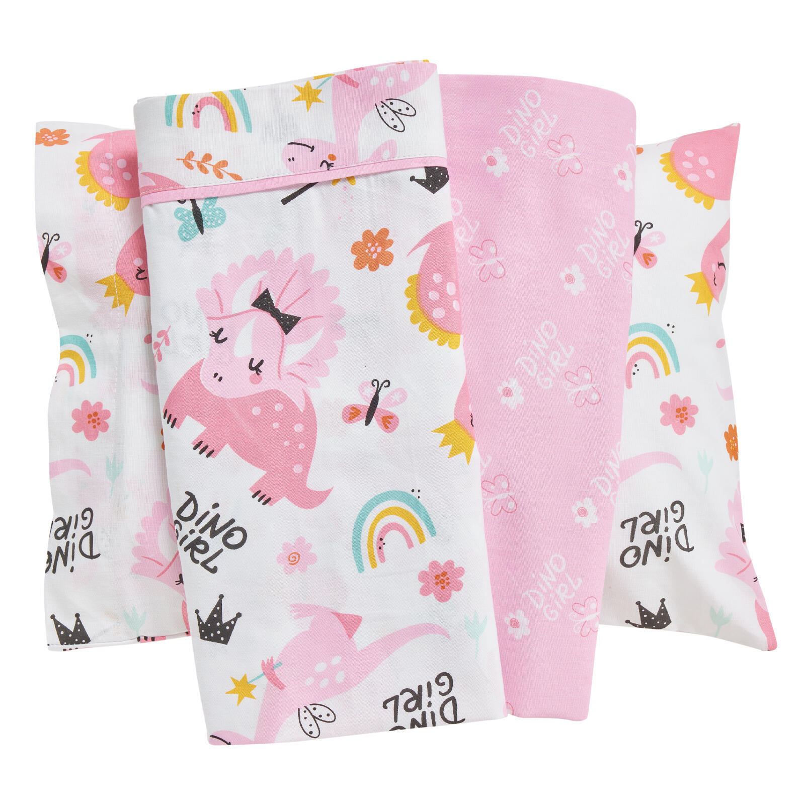 Das Baby Σετ Σεντονια Fun 4936 Pink - White Pink - White - Image 5