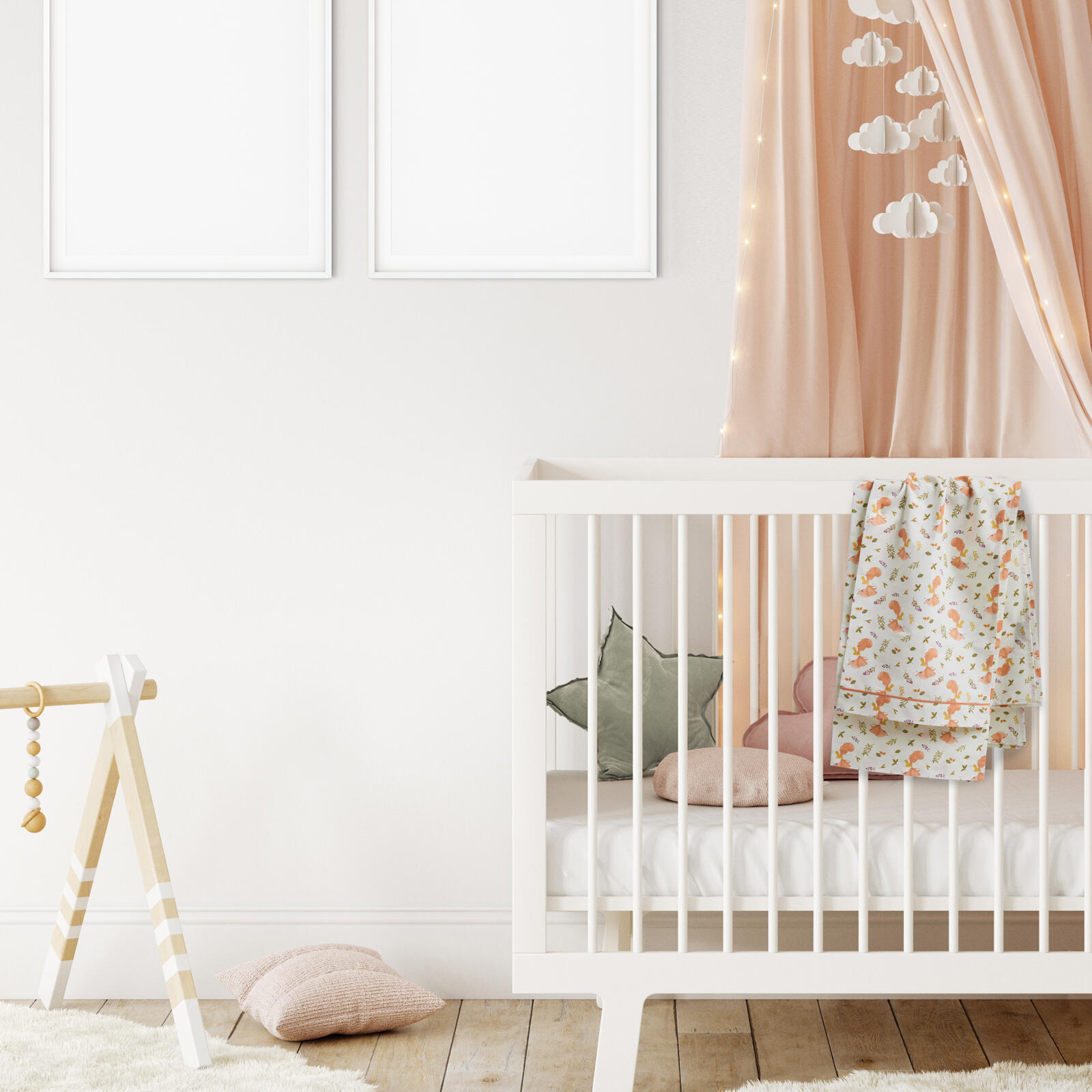 Das Baby Σετ Σεντονια Λικνου Fun 4978 Beige - Teracotta Beige - Teracotta - Image 4